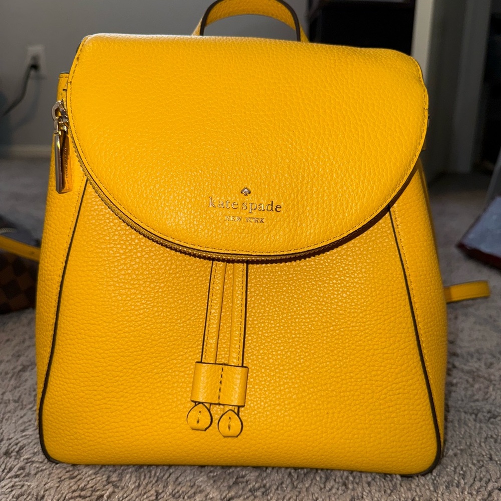 Kate Spade Vibrant Yellow Backpack